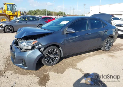 2015 Toyota Corolla S Plus из США, поврежденный, VIN 5YFBURHE7FP204441